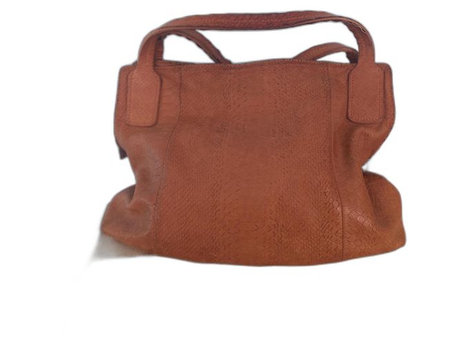Bolsa Fairmount de couro camel Camelo
