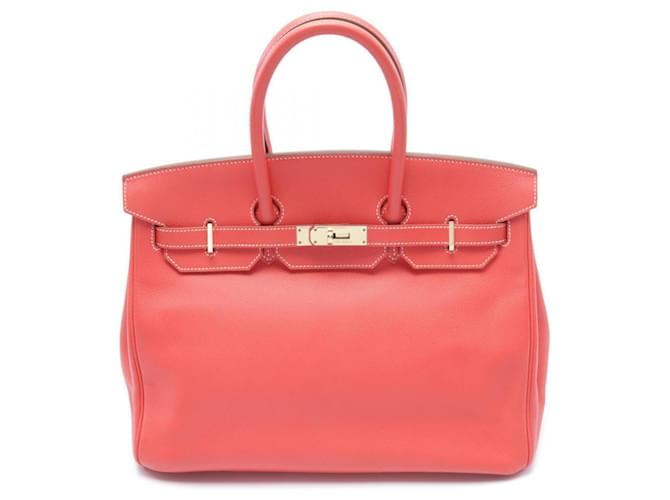 Hermès Birkin 35 Red Leather  ref.1969352
