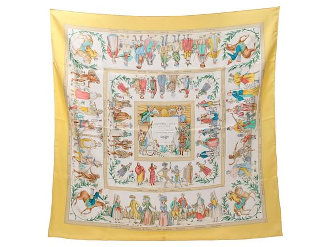 Hermès Carré 90 Multiple colors Silk  ref.1969365