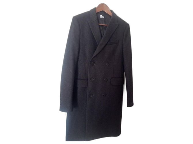 Wool coat GRY01 The Kooples Dark grey