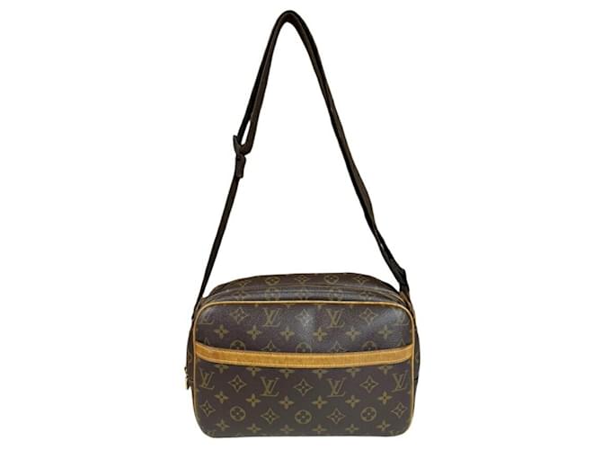 Louis Vuitton Reporter pm Brown Cloth  ref.1970242