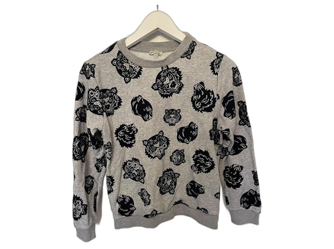 Kenzo kids Grey Navy blue Cotton  ref.1970404