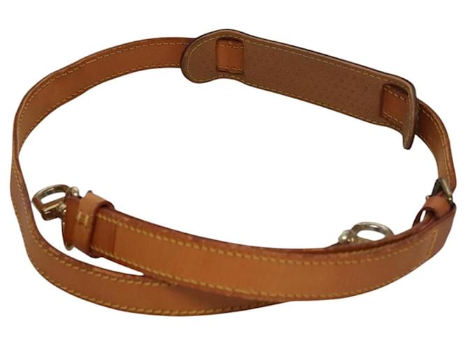 Louis Vuitton Shoulder strap Beige Leather  ref.1970619