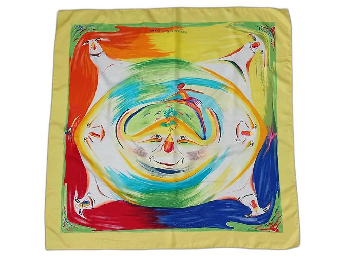 Hermès Smiles in Third millenary Multicolore Giallo 