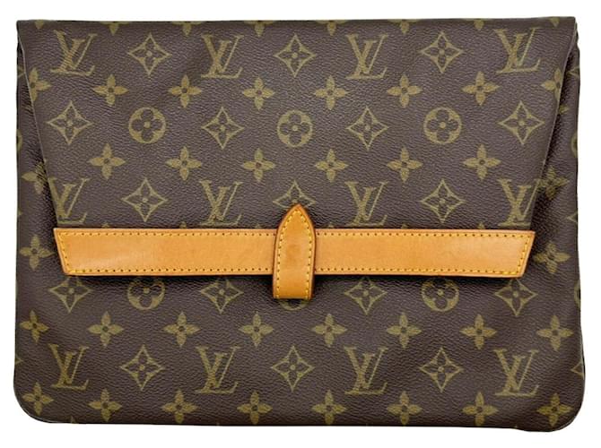 Louis Vuitton Foldable Pouch Brown Cloth  ref.1971267