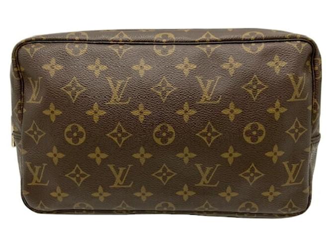 Louis Vuitton Trousse Toilette 28 Brown Cloth  ref.1971270