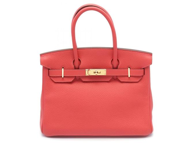 Hermès Birkin 30 Red Leather  ref.1971298