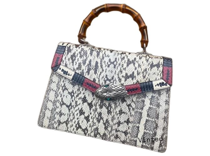 Sac à main Gucci Lilith en cuir python Imprimé python