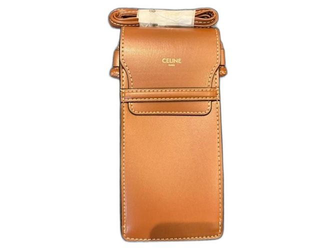 All Soft Bolso de mano Céline de piel camel Camello