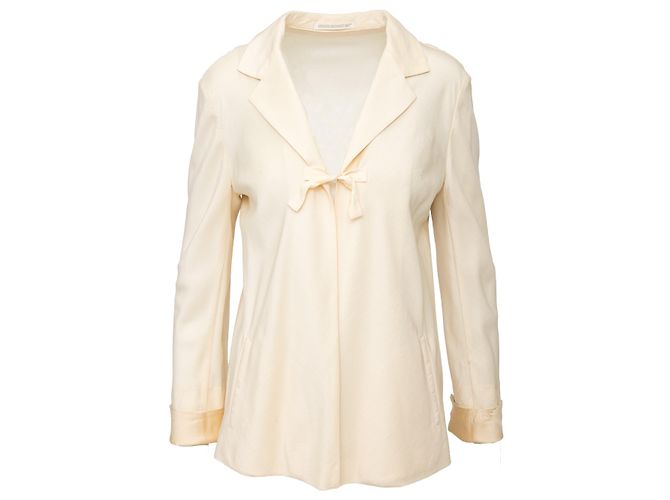 Camicia di seta Yohji Yamamoto Bianco