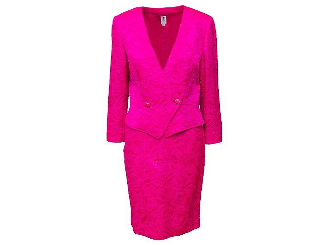 Emanuel Ungaro Set Jacquard Rosa