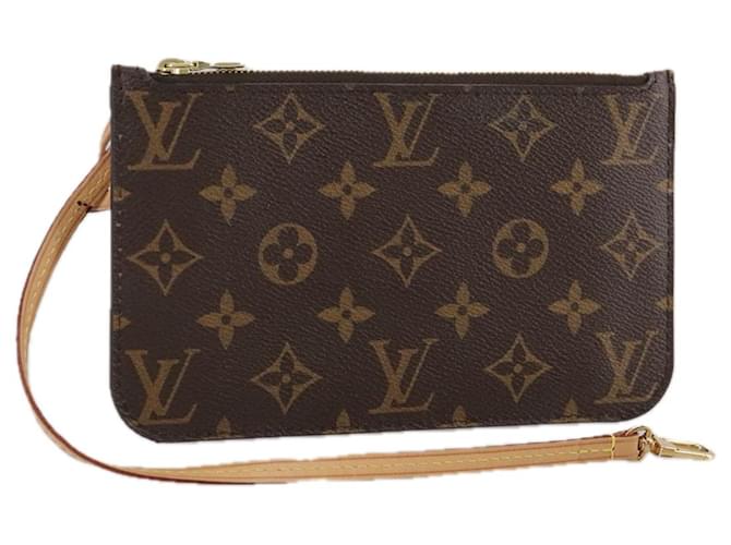 LOUIS VUITTON Monogram Neverfull PM Pouch LV Auth 108716 Cloth  ref.1972251