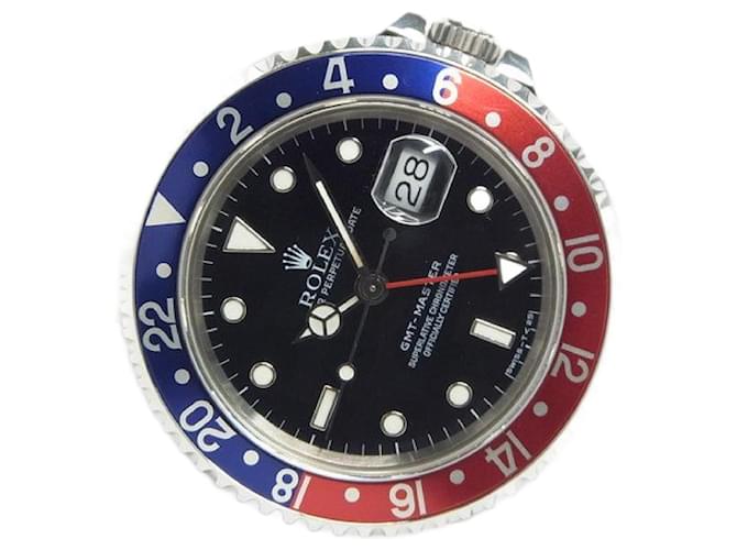 ROLEX GMT Master red blue bezel 16700 X series Mens Silvery Steel  ref.1972350
