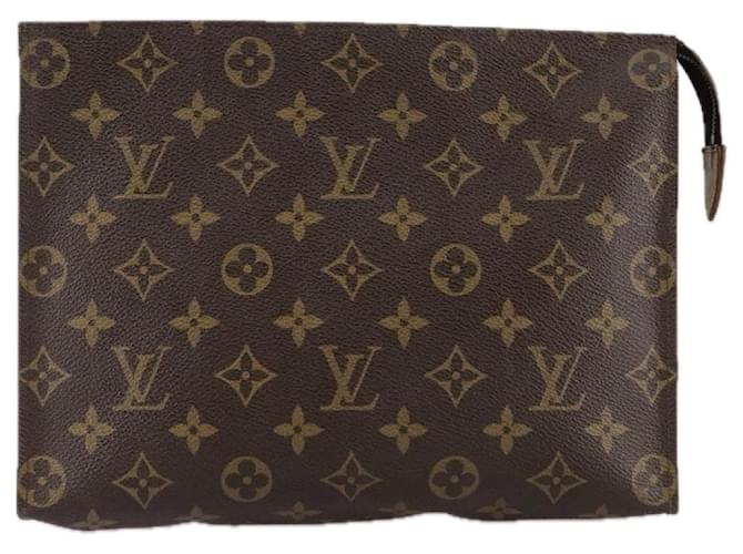 Louis Vuitton Toiletry Pouch Brown Cloth  ref.1972497
