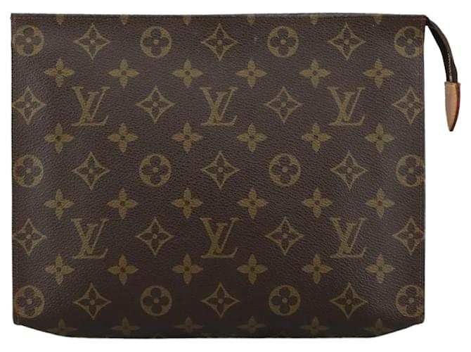 Louis Vuitton Toiletry Pouch Brown Cloth  ref.1972548