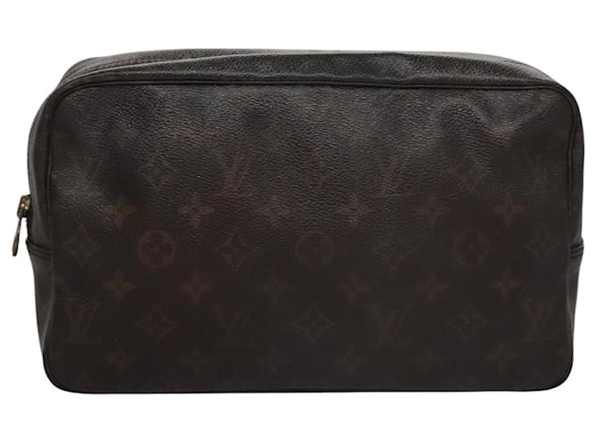 Louis Vuitton Trousse Toilette 28 Brown Cloth  ref.1972605