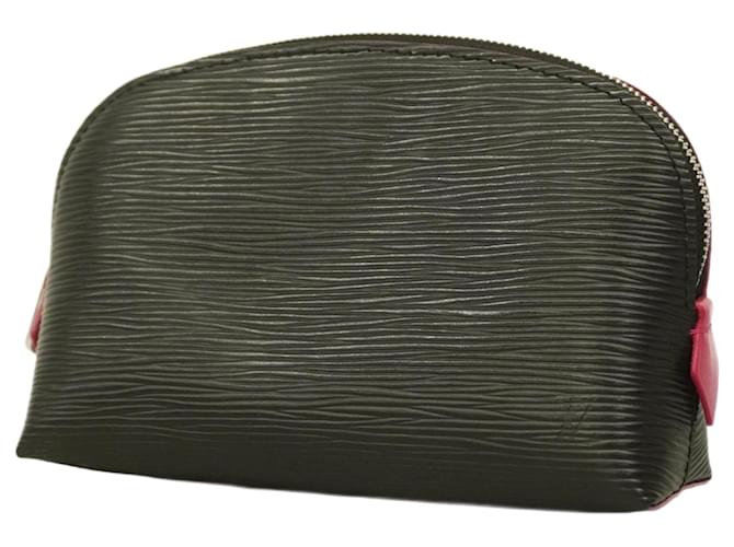 Pasta de Maquiagem Louis Vuitton Preto Couro  ref.1972706