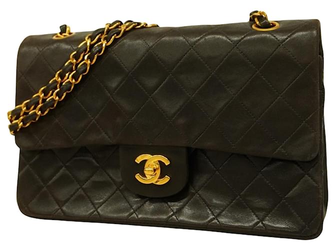Chanel Timeless Black Leather  ref.1972799