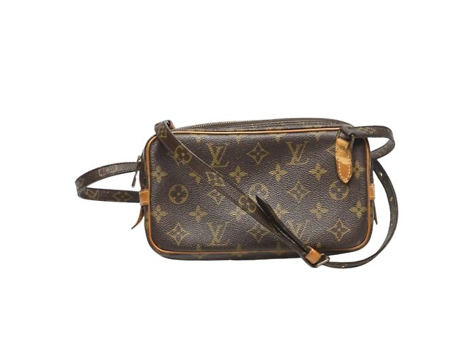 Sac à épaule Monogram Louis Vuitton Marron Monogramme