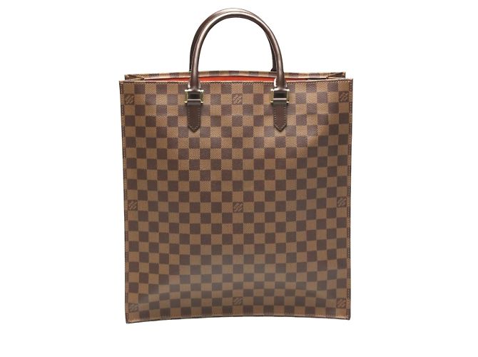 Bolsa tote em canvas Damier Louis Vuitton Marrom Damier ebene