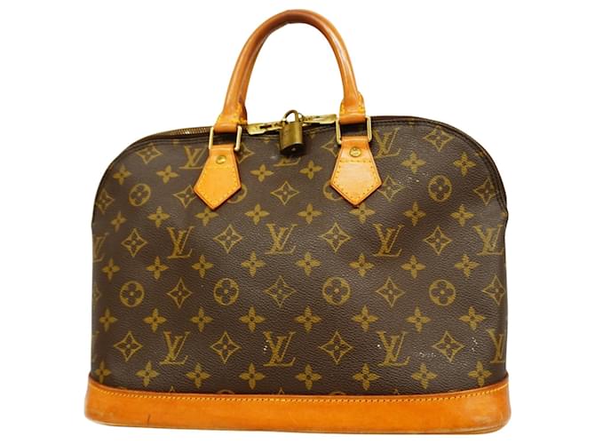 Louis Vuitton Alma Brown Cloth  ref.1973331