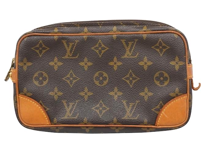 Louis Vuitton Marly Dragonne Brown Cloth  ref.1973427