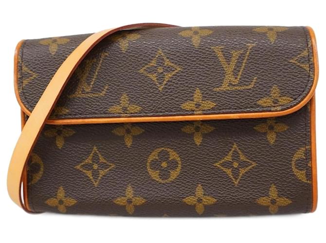 Louis Vuitton Florentine Marrom Lona  ref.1973568