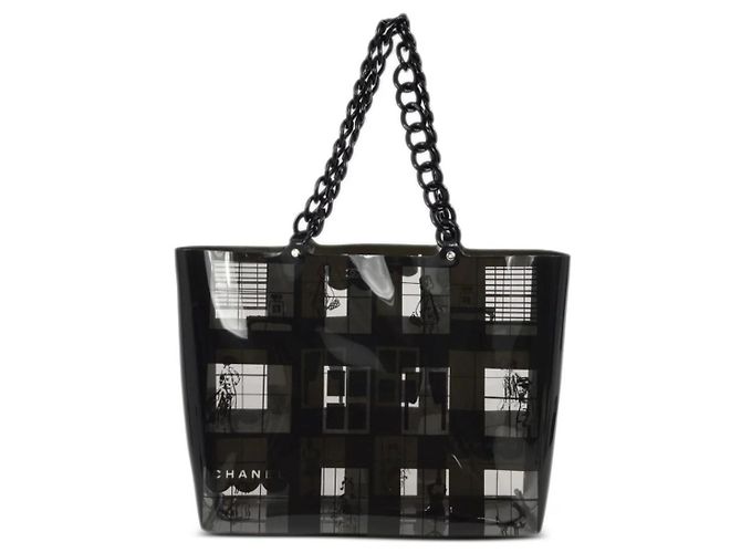 Mademoiselle Borsa tote Coco Window Chanel nera Nero
