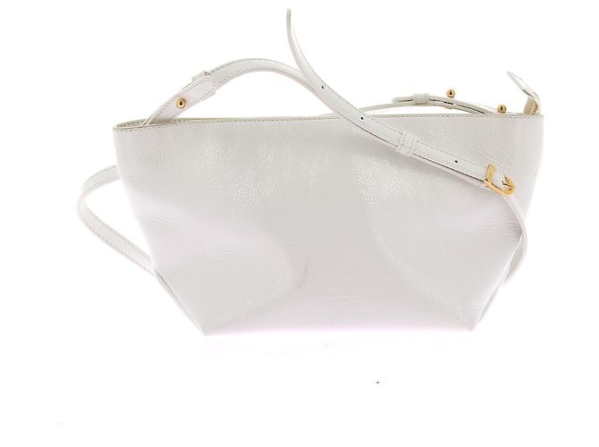 KHAITE Handtaschen T. Lackleder Weiß