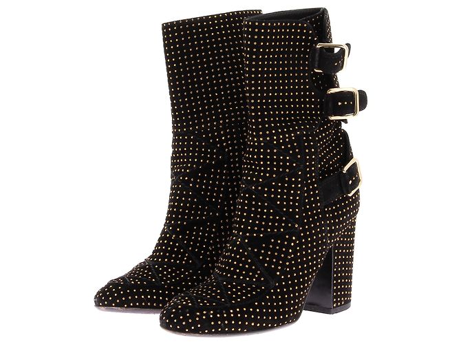 LAURENCE DACADE Ankle boots T.EU 36 Suede Black