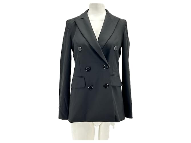 Autre Marque INTREND Jackets T.FR 36 Polyester Black  ref.1974253