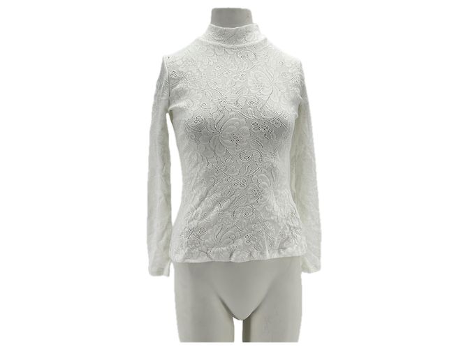 Autre Marque NICHT UNTERSCHRIEBEN / UNTERSCHRIEBEN Tops T.International M Polyester Weiß
