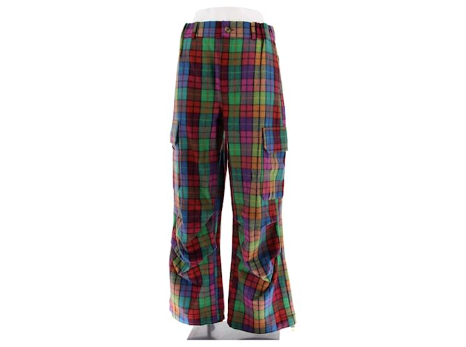 Autre Marque MIRA MIKATI Trousers T.FR 34 Wool Multiple colors  ref.1974294