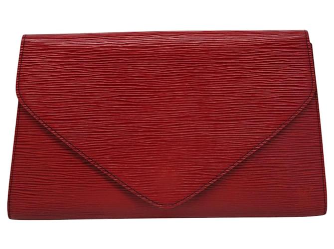 Louis Vuitton Art déco Vermelho Couro  ref.1974584