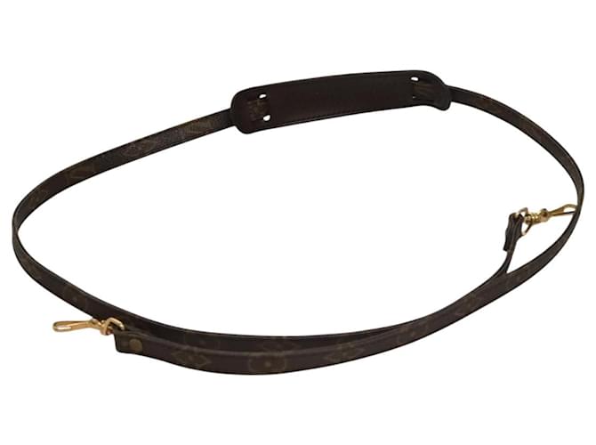 Louis Vuitton Shoulder strap Brown Cloth  ref.1974736