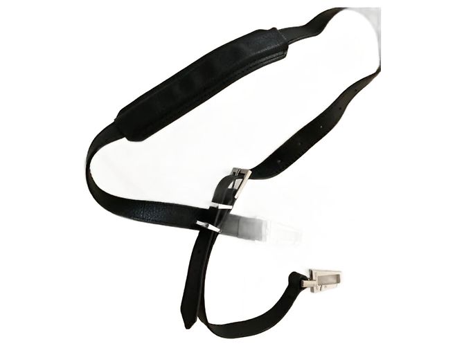 Zadig & Voltaire Black Leather Shoulder Strap