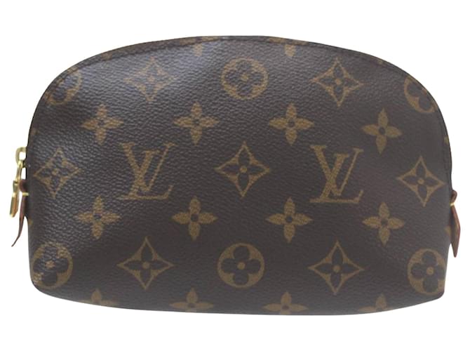 Louis Vuitton Cosmetic Pouch Brown Cloth  ref.1974840