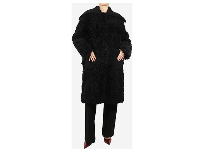 Autre Marque Black Orso shearling coat - size S Leather  ref.1975095