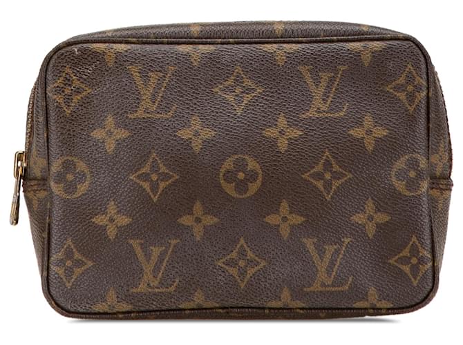 Louis Vuitton Trousse Toilette 18 Marrom Monograma Lona  ref.1975455