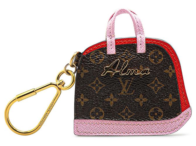 Pochette Cles Alma BB Monogramma Marrone Louis Vuitton
