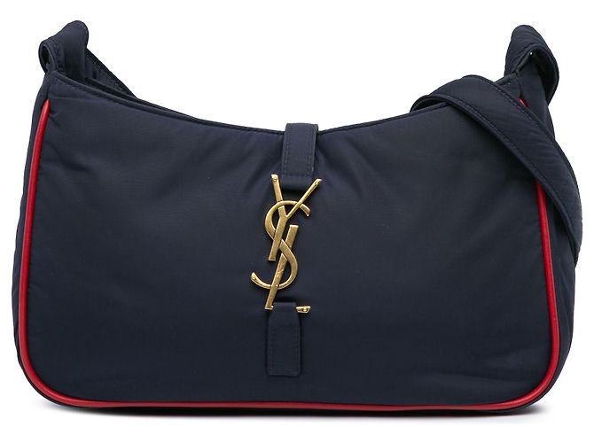 Saint Laurent Azul de Nylon Le 5 a 7 Azul marinho