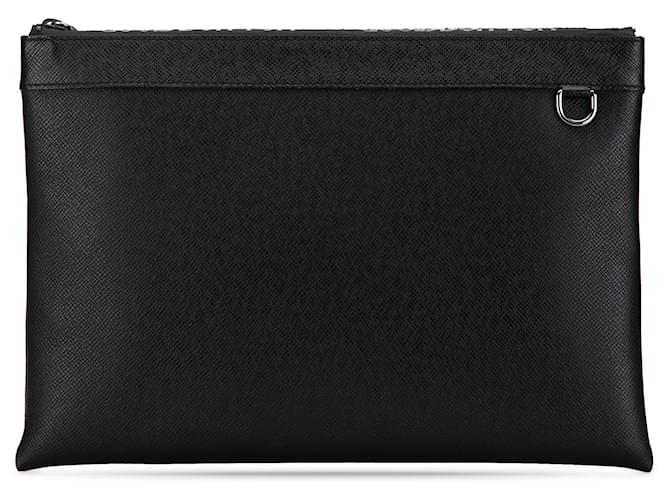 Louis Vuitton Black Taiga Apollo Pochette Leather  ref.1976204