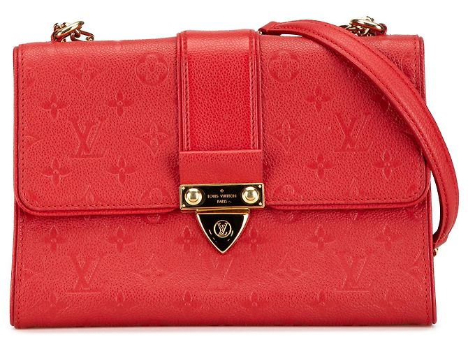 Louis Vuitton Monogramm Empreinte Saint Sulpice BB Rot