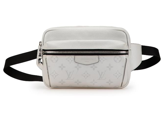 Bumbag externo Taigarama Monogram branco Louis Vuitton Couro Lona  ref.1978130