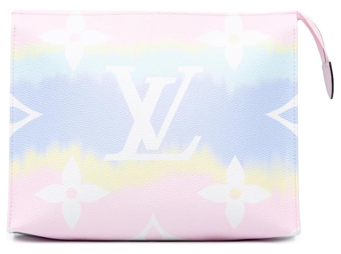 Pochete de toalete Louis Vuitton Monogram Escale Rosa 26 Lona  ref.1978640