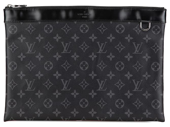 Pochete GM Discovery Monogram Eclipse Preto Louis Vuitton Lona  ref.1979831