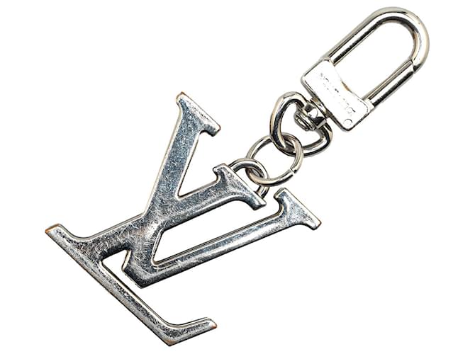 Louis Vuitton Silver Brass LV Initials Key Holder Silvery Metal  ref.1979877