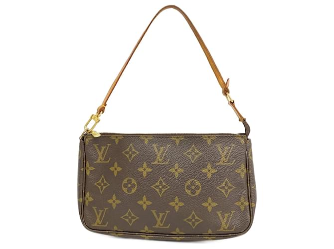Pochette Acessórios Monograma Louis Vuitton Marrom  ref.1980841