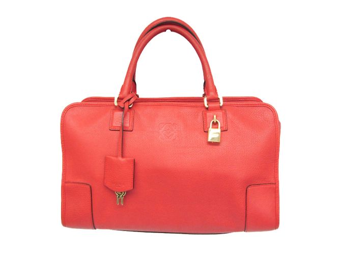 Sac à main Loewe Amazona 36 Rouge