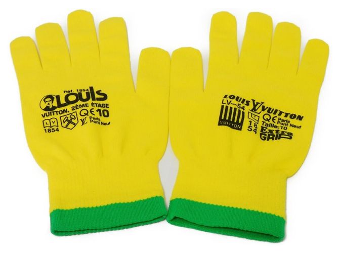 Guanti Gon RGB Louis Vuitton Nero Multicolore Verde Giallo